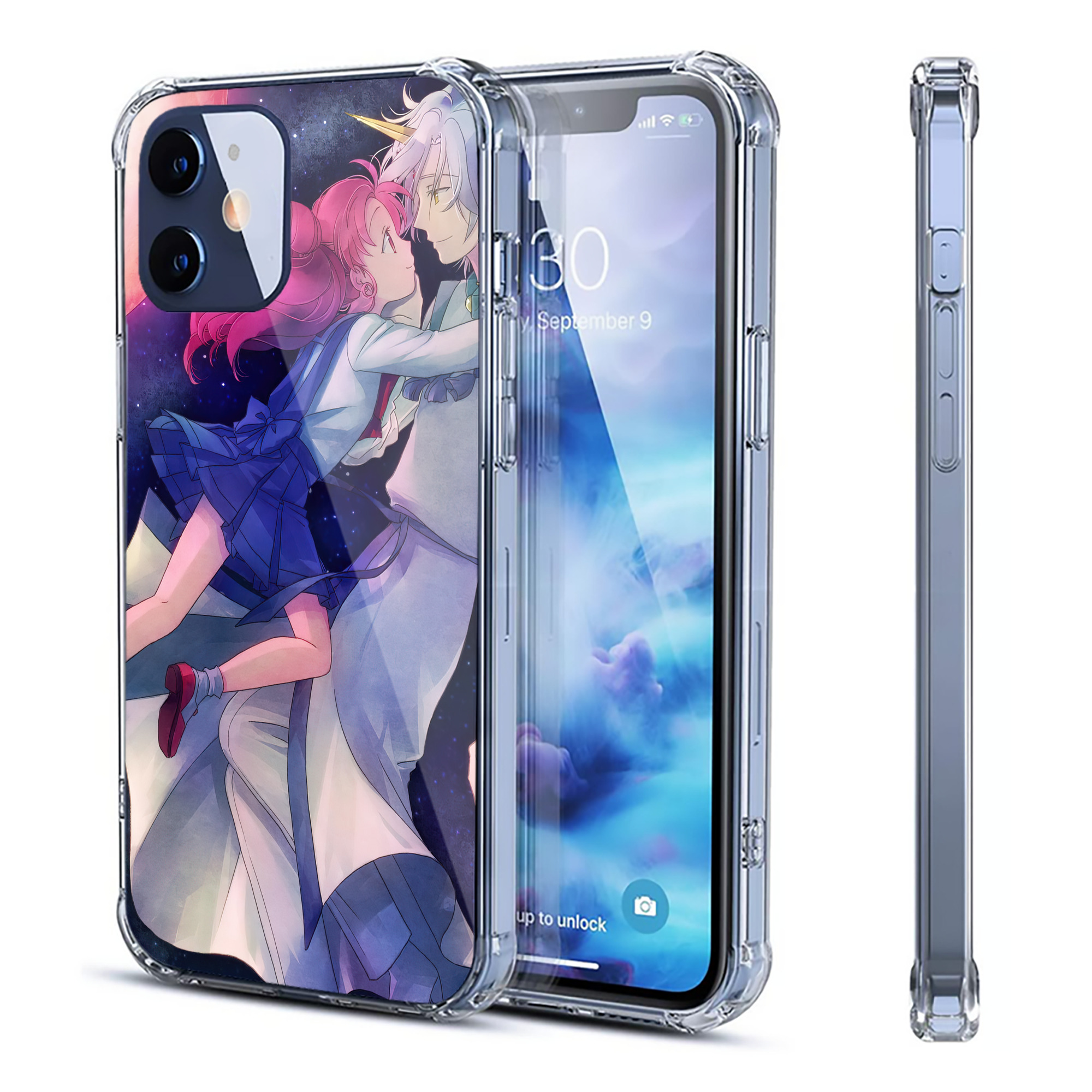 （画像用） 美少女戦士セーラームーン Sailor Moon 【iPhone 12シリーズ対応】透明スマホケース（クリアソフトケース）